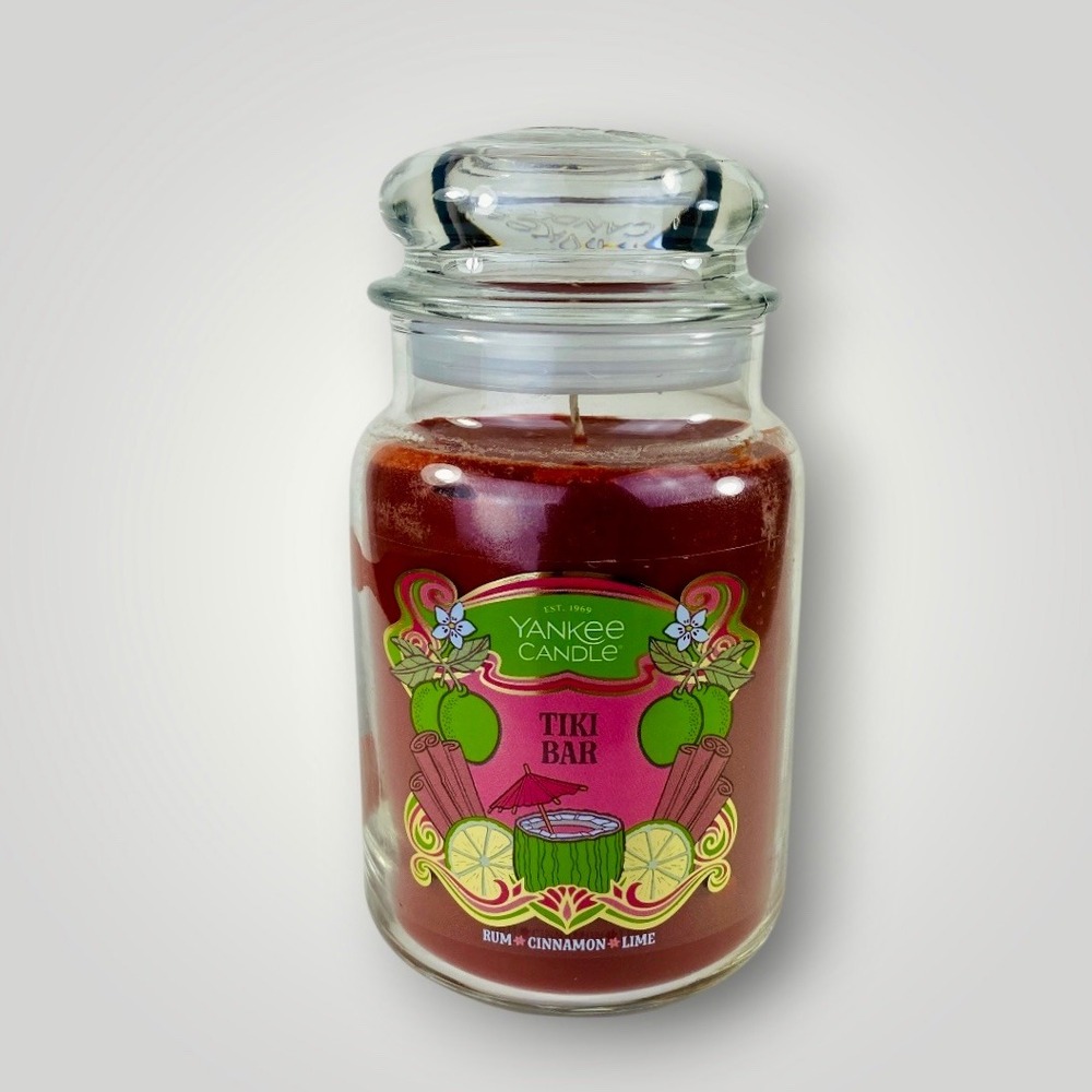 Yankee‎ Candle Tiki Bar Limited Edition 22 Oz Jar Aloha Collection 2015 Unused